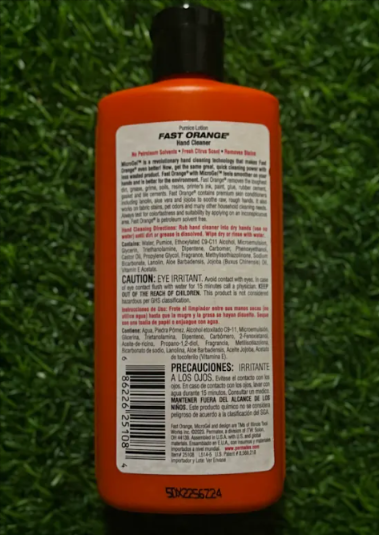 Fast Orange Microgel Technology Hand Cleaner