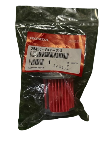 Honda OEM Engine Oil Filter installed genuine replacement part