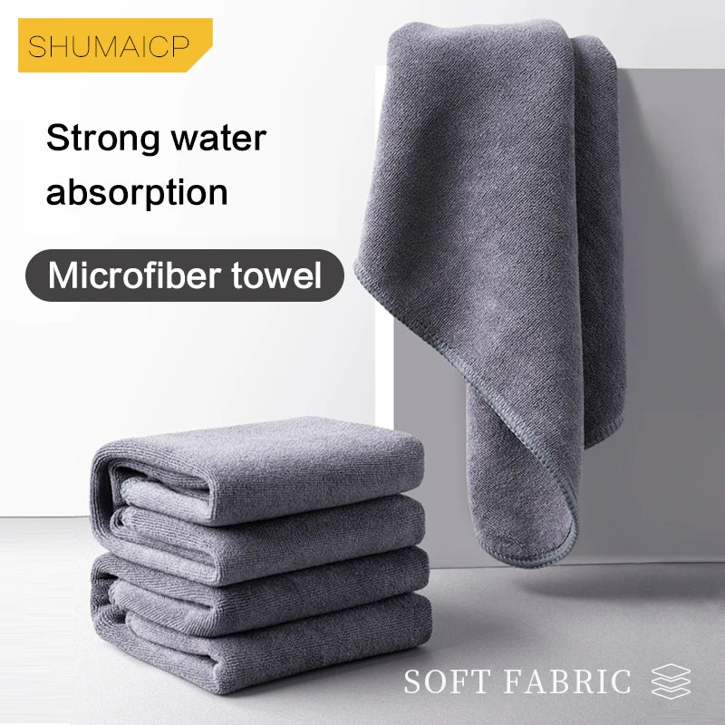 High-End Microfiber Auto Wash Towel Car Cleaning Drying Cloth Hemming Car Care Cloth Detailing Car Wash Towel