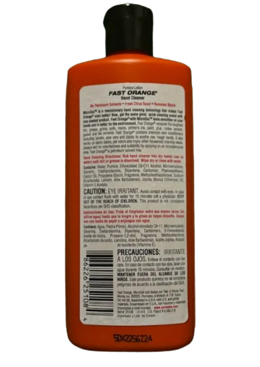Fast Orange Microgel Technology Hand Cleaner