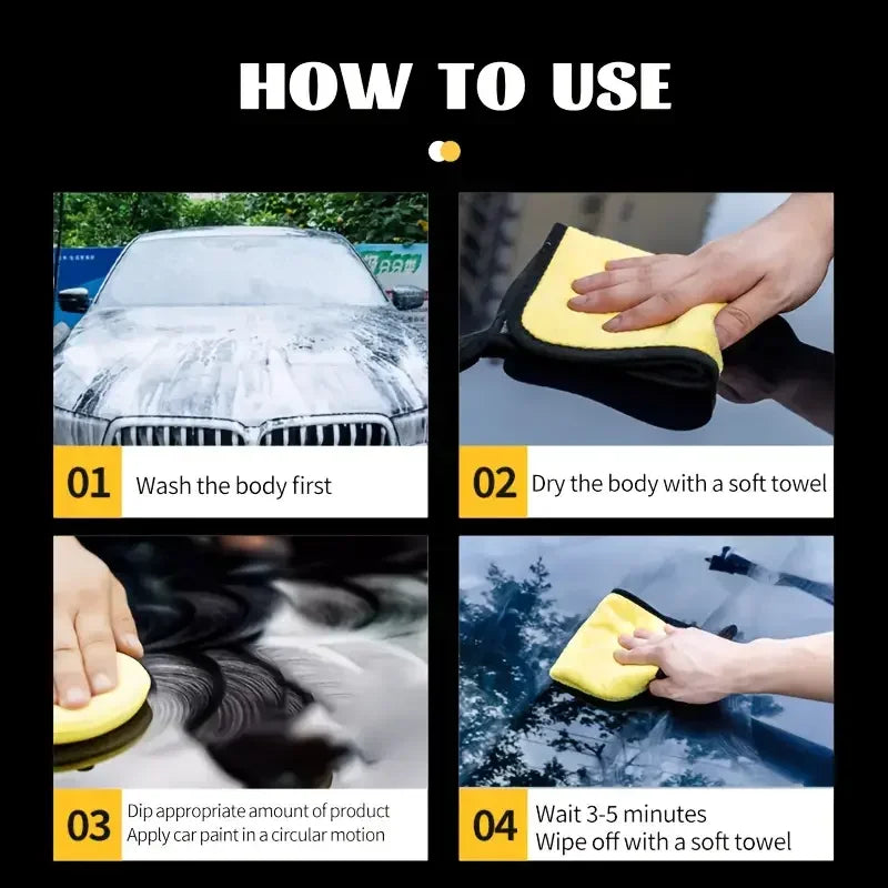 Premium Black Car Wax - Global Dark Enhancement