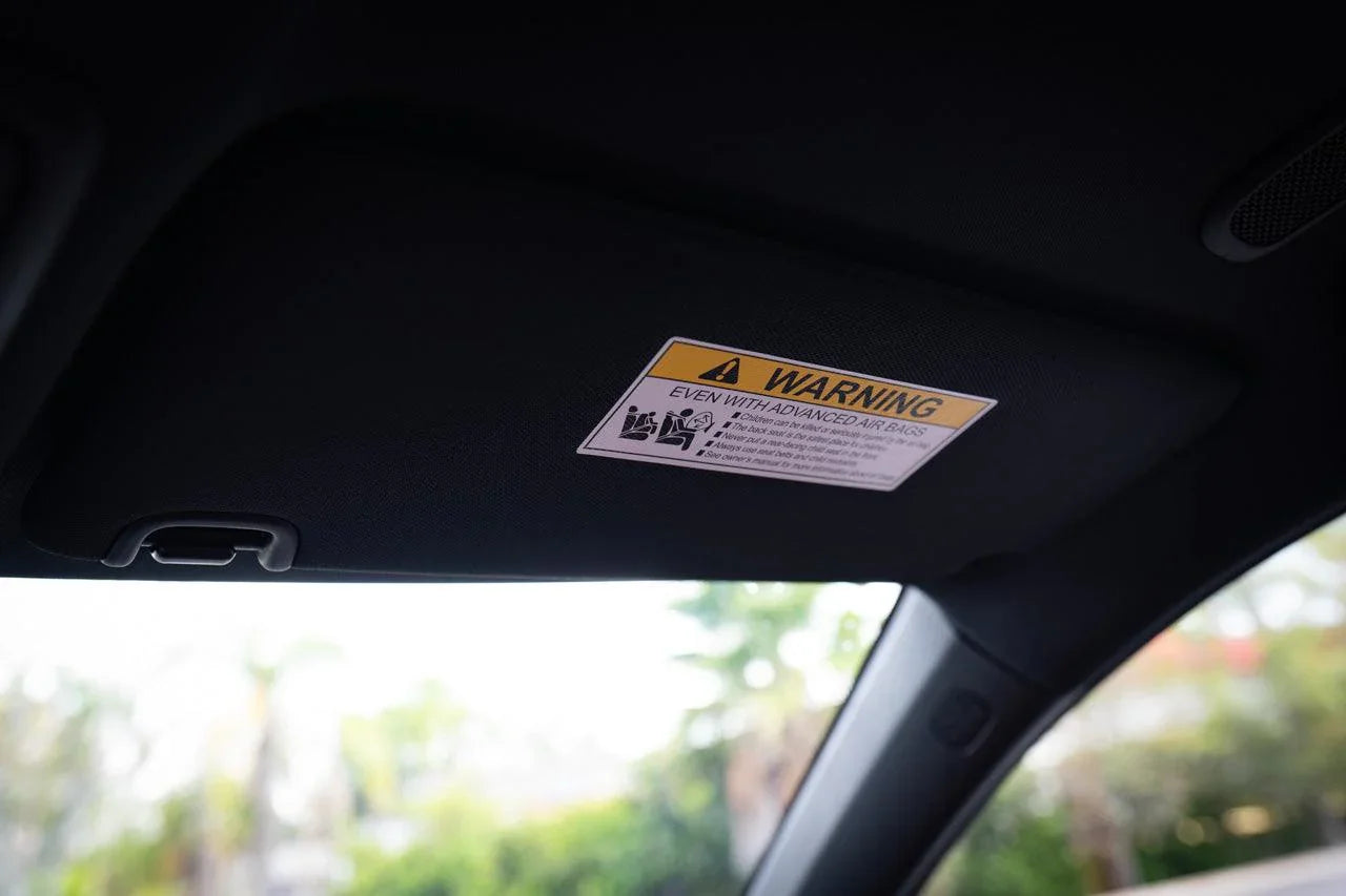 Sun Visor Air Bag Warning Overlays - 2023+ Integra